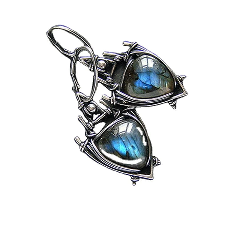 New Bohemian Vintage Earrings Triangle Sector Geometric Retro Earrings for Women Party Jewelry