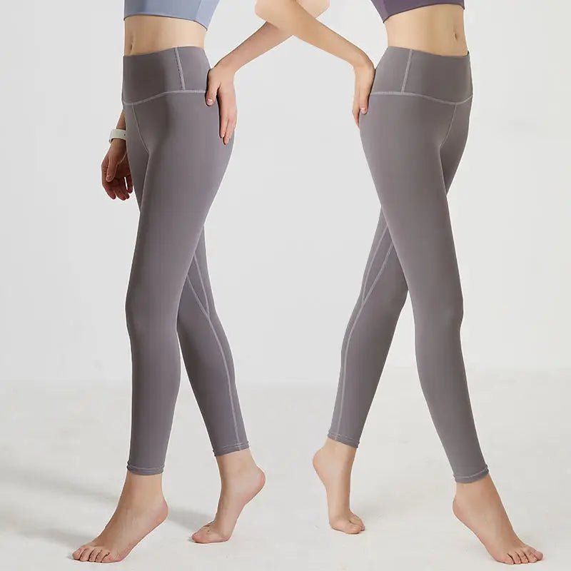 Women's Gym Fitness Leggings Seamless Breathable Sports Apparel with Solid Pattern Comfortable Modify Type Pants