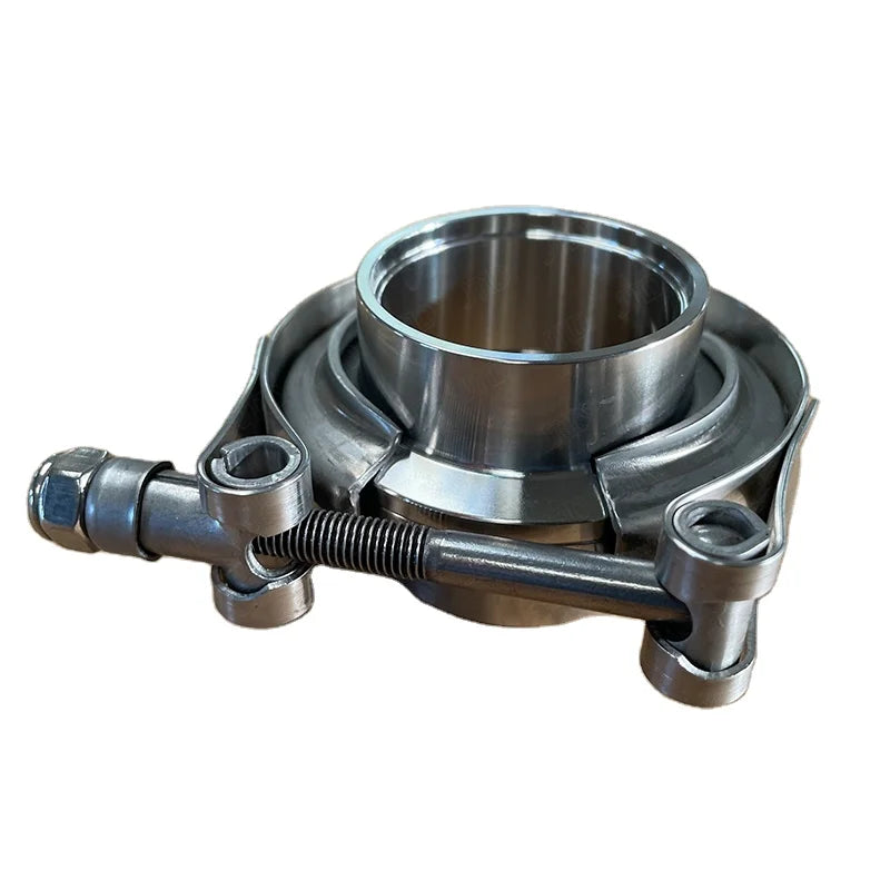 JTLD Universal 1.5 Inch High Performance Stainless Steel V Band T-Bolt Standard Clamp With Male Female Flange Kit
