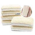 Custom Logo Loofah Sponge Biodegradable Natural Kitchen Loofah Sponge Scrubber Cleaning Brush Loofah Dish Pulp Cellulose Sponge