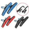 Durable Bicycle V Brake Holder Pads Long-Lasting Performance Good Silent Cycling Shoes Blocks with Rubber Pad