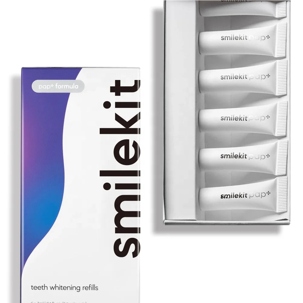 Premium Home Gel Refills Kit Pap Peroxide Free Safe Formula Teeth Whitening Gel