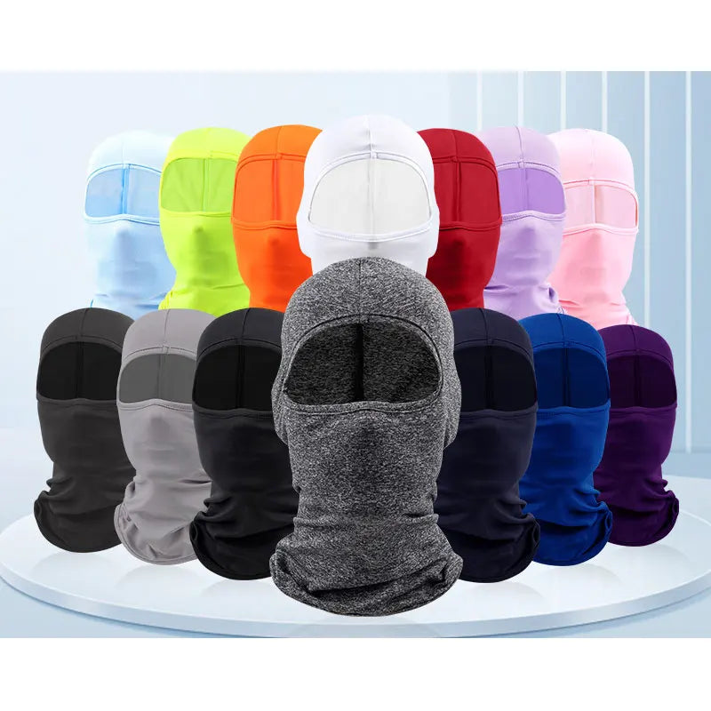 Wholesale Outdoor Sports Face Balaclava Winter Full Face Cycling Mask Breathable Polyester Bicycle Bandana