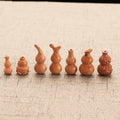 Wholesale Eco Friendly Wooden Craft Pendants Mini Gourd for Souvenir