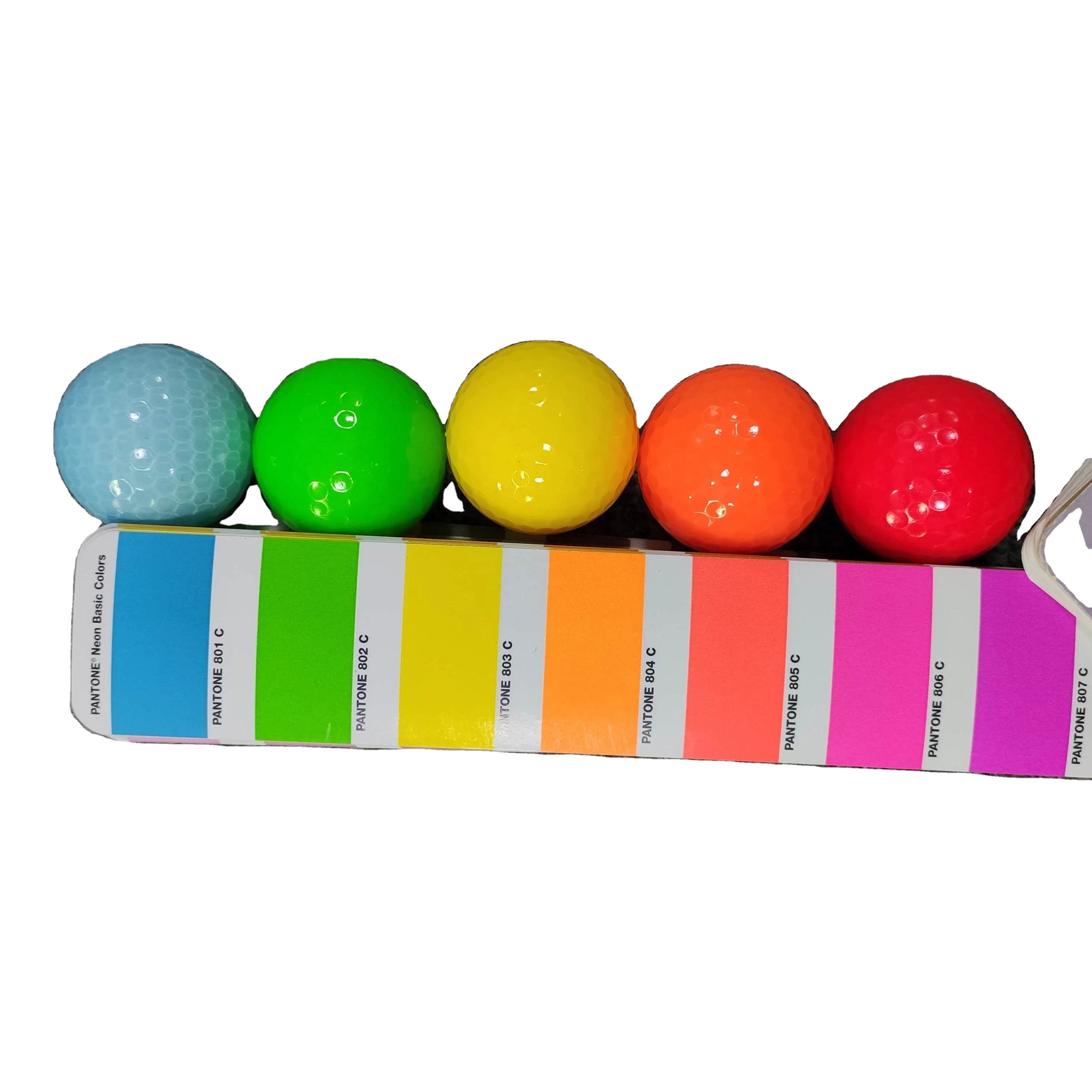 Fashionable Bright Neon Color Golf Ball for Women Golf Playing