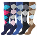 Melenlt  Sport Socks for  Football Basketball Running Cycling Sport Socks Girls Knee High No slip Compression Socks