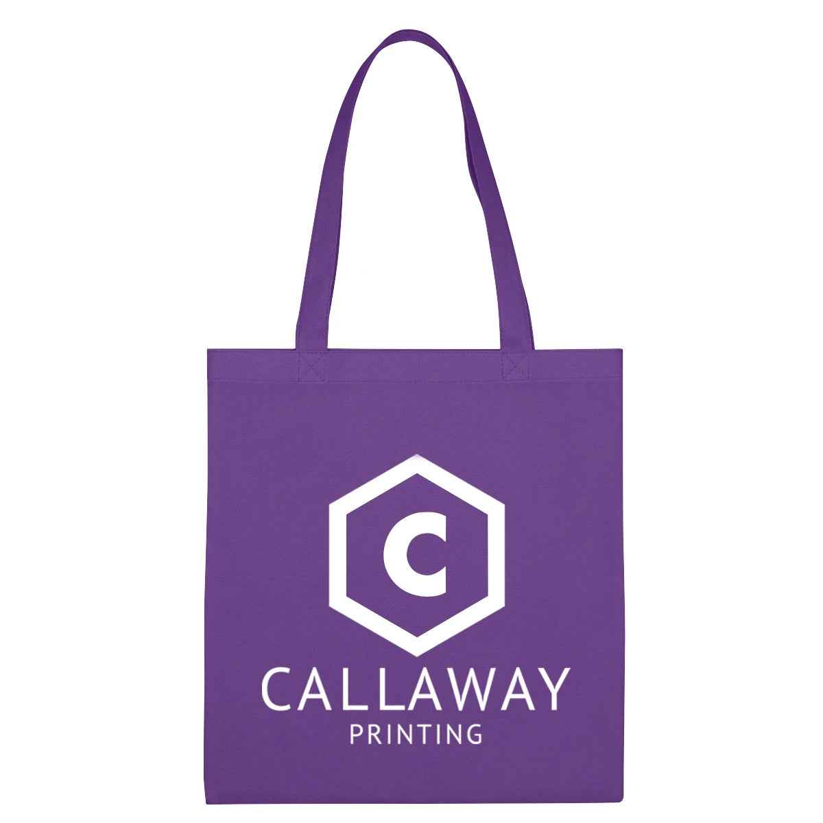 Ruthbag Non-Woven Handled Oversized Tote Bag with Shoulder Strap Economy Promotional Organizer and Letter Pattern