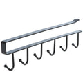 6 Hooks Hanging Rack Metal Storage Racks Cup Mug Coffee Cup Holder