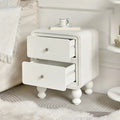 Innova Home European Design Solid Wood Nightstand with Storage Drawer Customizable Color Hotel & Home Bedroom Furniture