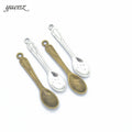 YuenZ Antique Silver Plated Zinc Alloy Necklaces Pendants Jewelry Spoon Charms Diy Handmade Jewelry Findings 54*11mm J244