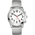 Maujoy High Quality Talking Watch for Seniors Louder Analogue Watch With Custom Language Speaking Day and Date Visually Impaired MegaBDM