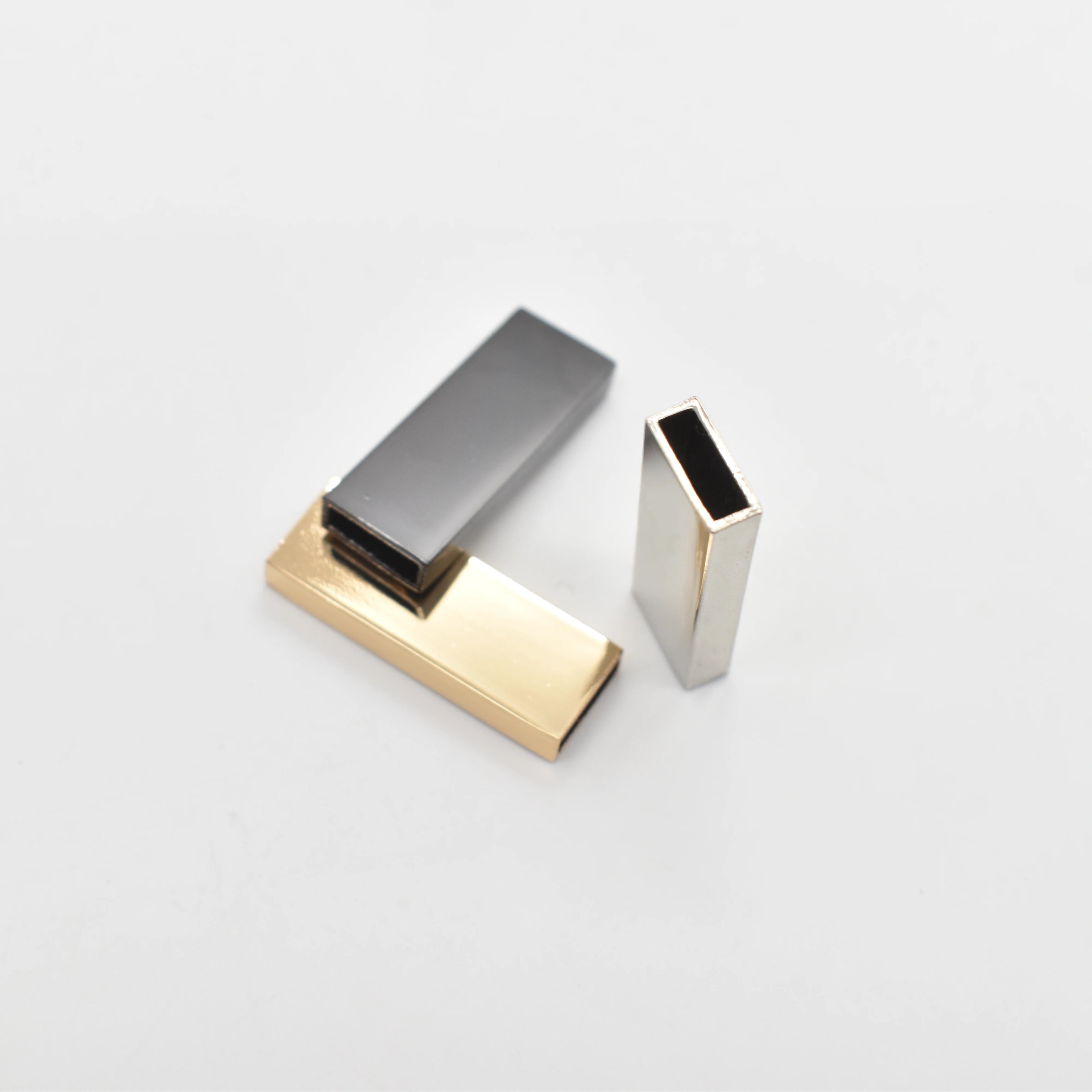 CX-9 Wholesale Metal Square Buckle Bikini Slider Swimwear Metal Accessories Rectangle Zinc Alloy Bikini Slider Closure Clasp