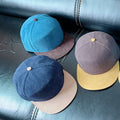 Custom Black Canvas Corduroy Snapback Hats Suede Flat Brim Fashionable Hip Hop Style Casual Travel-Friendly for Winter Outdoors
