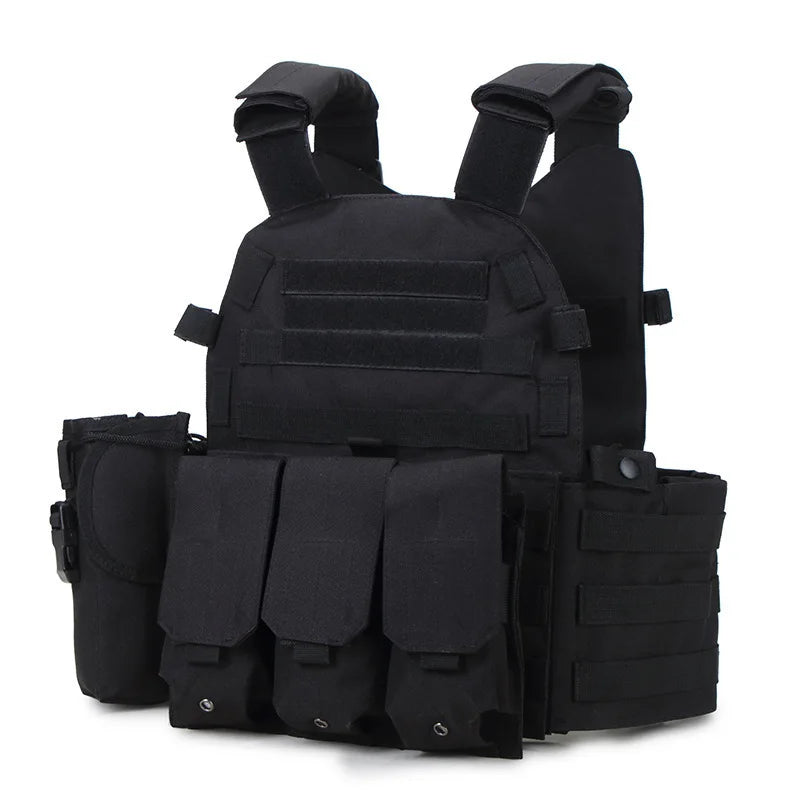 Shero Hunting Tactical Gear Waterproof Vest With Radio and Cartridge Pouch 6094 Plate Carrier
