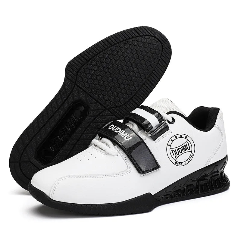 Coexistence High Quality Men's Weightlifting Training Equipment with PU Upper EVA Midsole Rubber Outsole