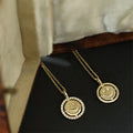 2025 Trendy Design S925 Birthday Gifts Gold Smile Face Pendant Necklace