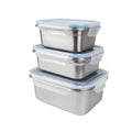 Durable Stainless Steel Lunch Box Kids Food Grade Plastic Lunch Box Microwave Safe Bento Box for Newborn Picnic Office