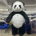 Party Animal Cartoon Show Costume Panda Mascot Christmas Inflatable Panda Walking Mascot