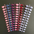 Best Selling Pre-Designed Press on Nails Long Square Nail Tips Nude Gel-x Nails Extension for Salon Supplies