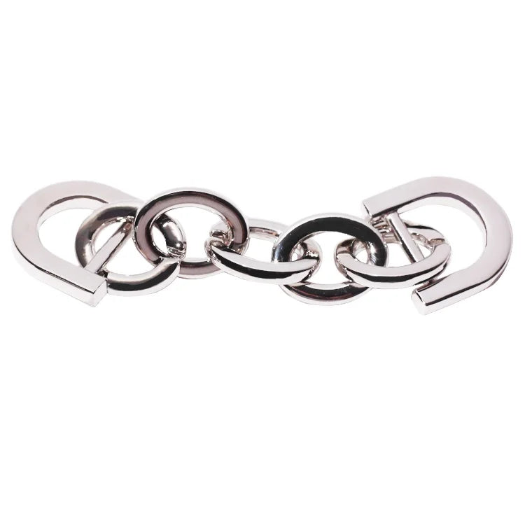Good Quality Handbag Chain Accessory Zinc Alloy Decoration Metal Strap Chains Purse Parts with d Rings