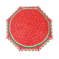 Kids Clear Cute Umbrella Rainy Fruits Umbrellas Printing Watermelon Strawberry Cartoon Rain Gear Long Straight Umbrella