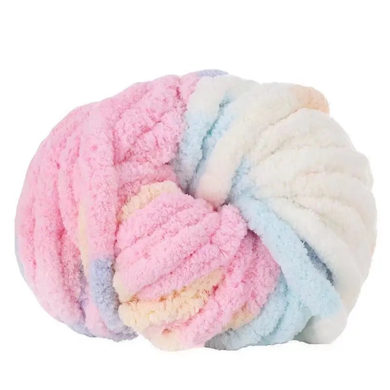 2023 Wholesale 2cm Chunky Velvet Yarn Hand Knitting Chenille Yarn