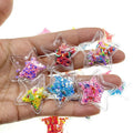 100pcs PVC Sequined Quicksand Mouse Head Love Crown Five-pointed Star Candy Children's Cartoon Headdress Hairpin Accessories