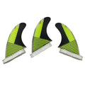 OEM Carbon Fiber Surf Fins Double Tabs2 Fins for Surfboards