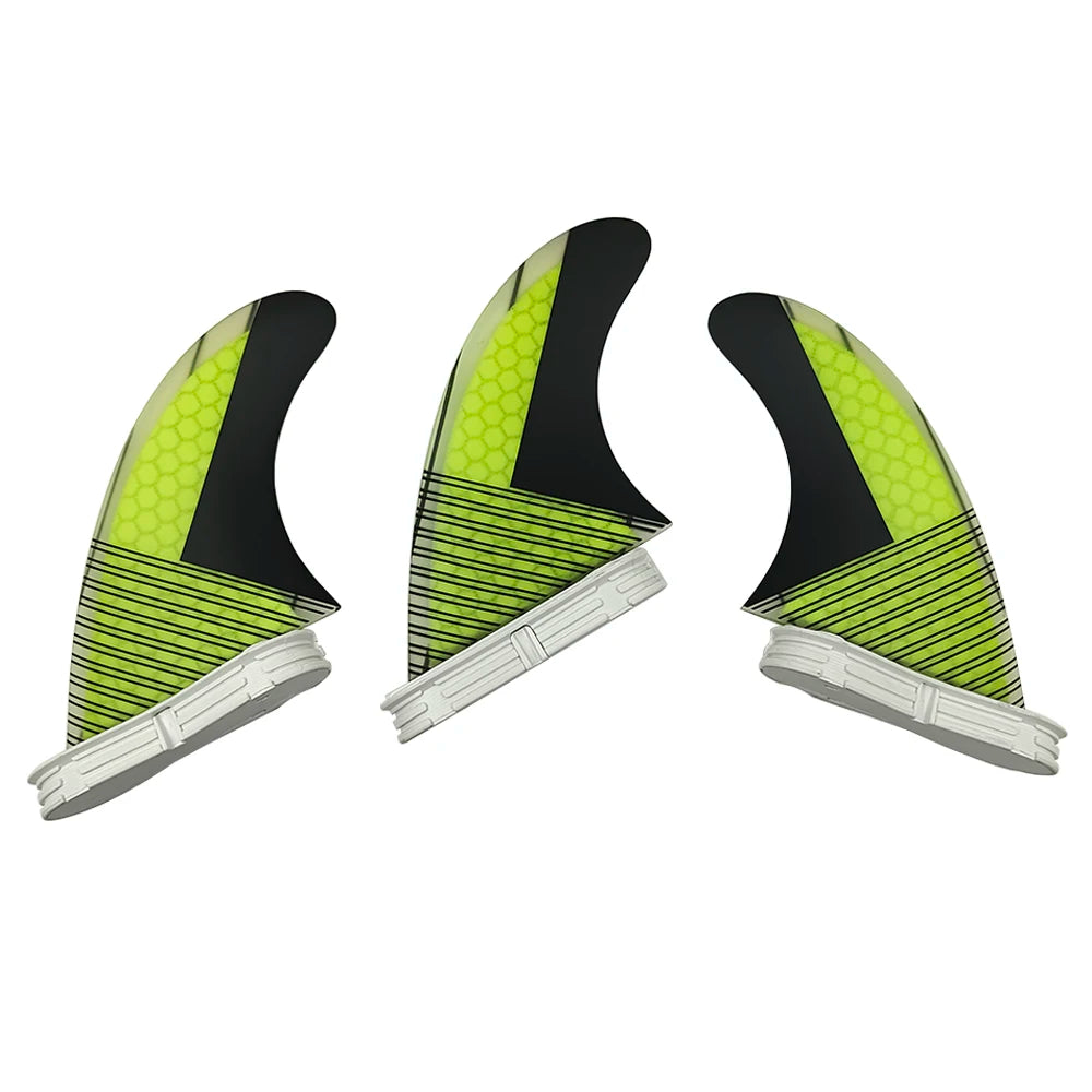 OEM Carbon Fiber Surf Fins Double Tabs2 Fins for Surfboards