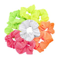 Pafu Bachelorette Party Favor Bridesmaid Proposal Gifts Team Bride Neon Scrunchies Hair Ties