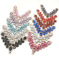 Colorful Rhinestone Shoes Buckle Rhinestone Shoe Decorative Chain Women Summer Slipper Sandal Accessories