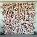 5D Cloth Base Simulation Rose Flower Wall Gradient Simulation Rose Flower Simulation Flower Wall Decoration