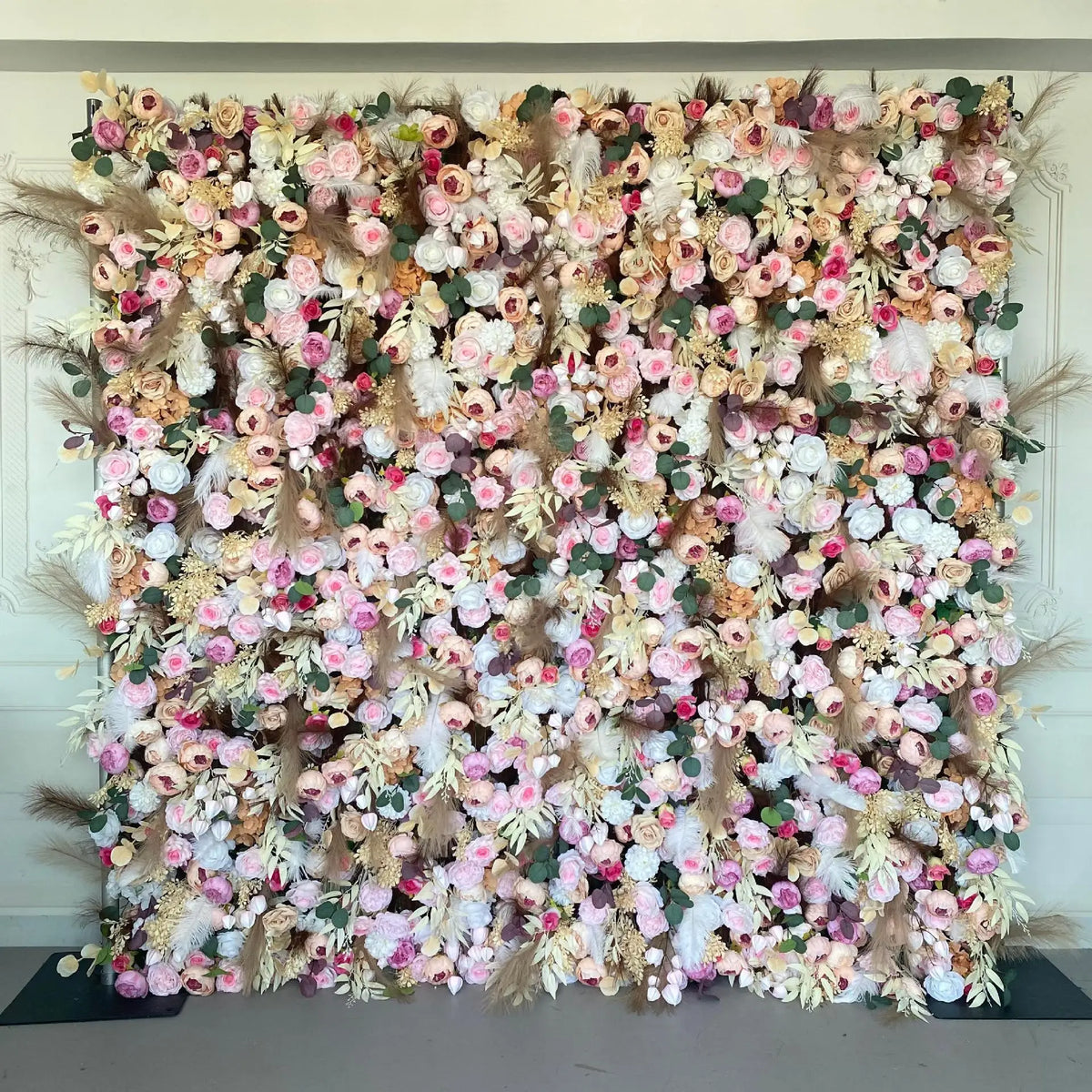 5D Cloth Base Simulation Rose Flower Wall Gradient Simulation Rose Flower Simulation Flower Wall Decoration