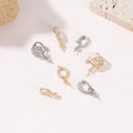 Fashion Diy Jewelry Findings Components 14K Gold Plated Pearl Pendant Necklace Bracelet Making Accessories