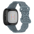 Carved Watch Strap for Fitbit Versa 4 Women Men Breathable Waterproof Sport Watch Band Replacement Strap