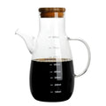 High Borosilicate Heat-resistant Leakproof with Scale Controllable Oil Pot Kitchen Supplies Oil Vinegar Oil Bottle 500ml 800ml