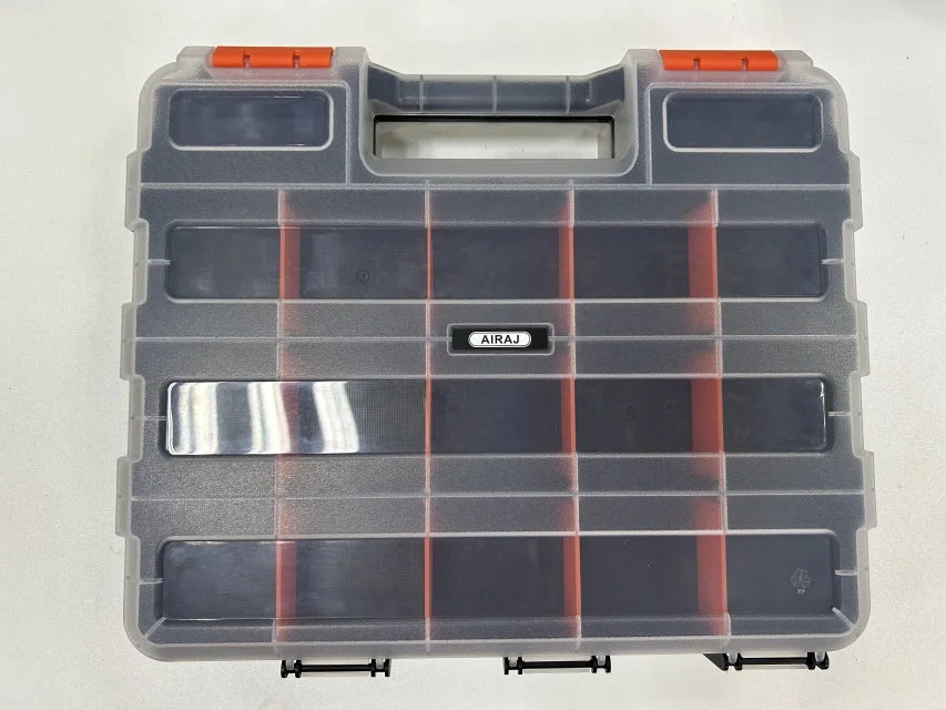 AIRAJ 17-Piece Storage Box-Dual-Sided Adjustable Size Multi-functional Outdoor & Household Use Customizable Logo