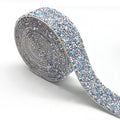 Hotfix Self-Adhesive Glitter Resin Rhinestone Strip Stress Chain Trims Crysta for Shoes Decorations Crystal Rhinestones Ribbon