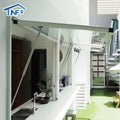 Modern Design Commercial Manual Flip Out Windows Aluminum Alloy Safe with Roller Blind Frame