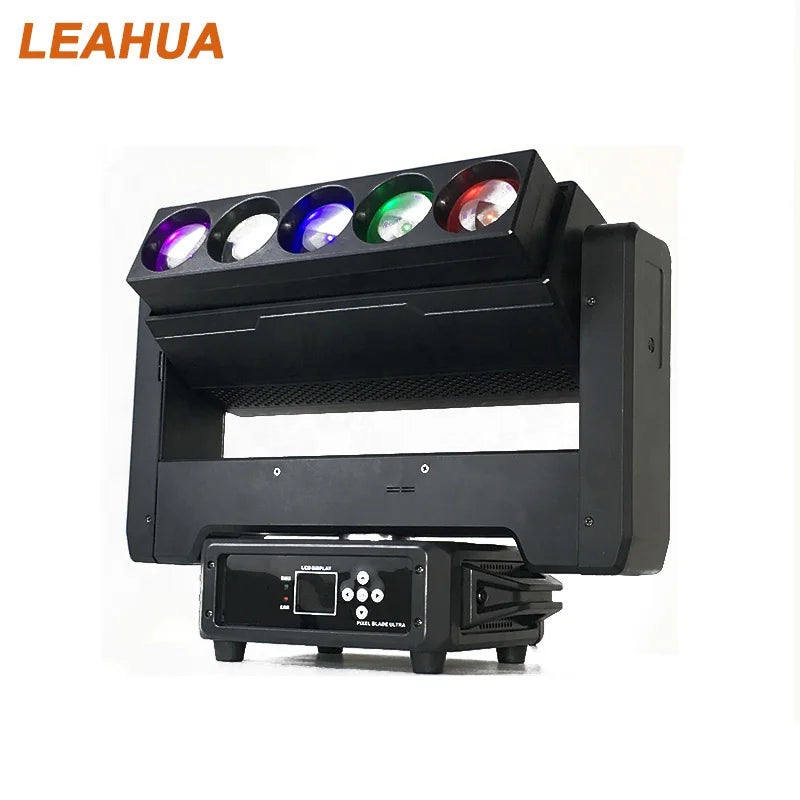 360 BAR Dual-Sided LED 5x60w RGBW 4-IN-1 Zoom Pixel Moving Head Stage Light Disco Party Beam Wash Strobe Effect for DJ
