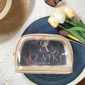 Custom Waterproof Pvc Clear Makeup Bag Explosion-Proof Transparent Bags Private Label Purple and Cosmetic Necessaires Hot