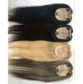 3x5 Inches Topper 100% Human Hair for Women Toupee Straight Wholesale Extensions Clips Silk 16" Wholesale Price
