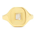 Gemnel Essential Luxury Jewelry 925 Sterling Silver Diamond 18kt Gold Band Ring Women