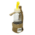 Water Bottle Bag with Adjustable Velcro Shoulder Strap Suitable for Travel Hiking and Camping