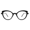Fashion Newest Dongtian Cat Eye Print Full Rim Acetate Optical Glasses Women Lightweight Computer Glasses All Face Fast Delivery