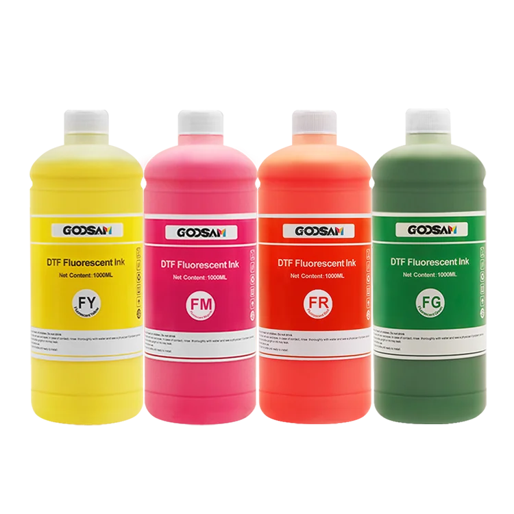 New Premium Ink Jet Dtf Neon Ink for epson Xp6100 Xp7100 Xp15000 L1800 A3 Modified Printer and PET Film Powder Printing