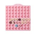 New Arrival Food Grade Eco-friendly 64 Cavities Donut Shaped Candy Chocolate Moulds Mini Round Silicone Donut Gummy Molds MegaBDM