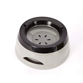 No-Spill Slobber Stopper Water Bowl Free Sample Custom Silicone Pet Dog Water Bowl Collapsible Travel Dog Bowl