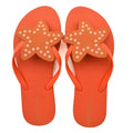 New Arrival Female Flip Flop with PVC Star Decoration