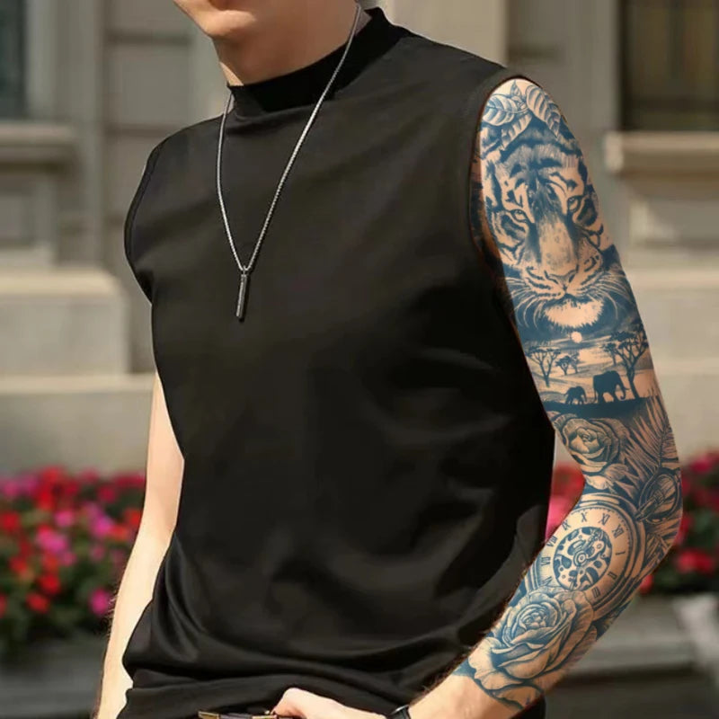 Bxtats Custom&Wholesale Waterproof Non-toxic Juice Ink Semi Permanent Full Arm Temporary Tattoo Sticker Lasting 2 Weeks